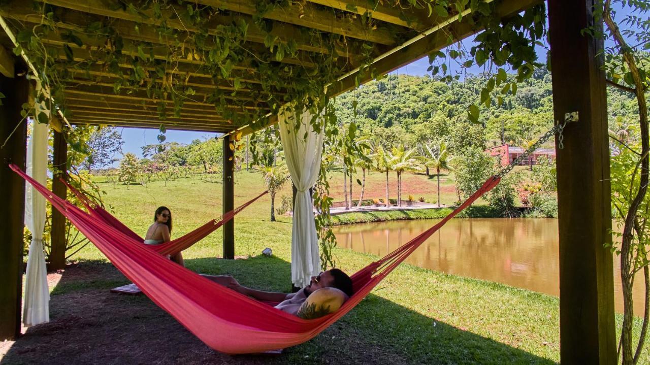 Hotel Boutique Frangipani Brotas Luaran gambar Hammock in the shade